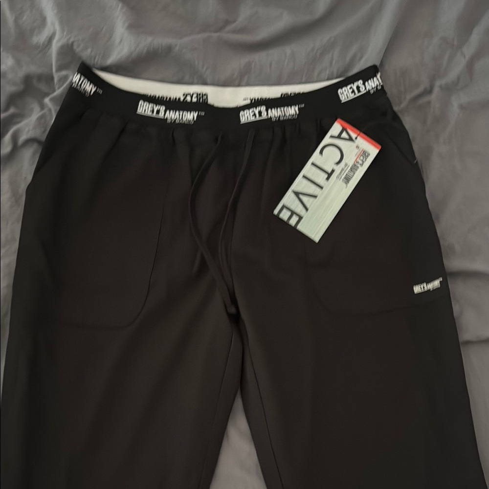 Grey's Anatomy Black Scrub Pants